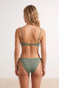TRENDYOLMİLLA Green Covered Chlora&Water Resistant LONG Lasting LYCRA® Basic Bikini Set - Image 3