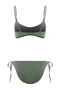 TRENDYOLMİLLA Green Covered Chlora&Water Resistant LONG Lasting LYCRA® Basic Bikini Set - Image 5