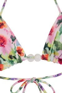 TRENDYOLMİLLA Shawl pattern Triangle Covered Sim textured Regular Waist Regular Bikini Set - Image 5