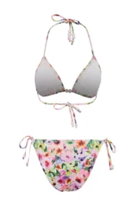 TRENDYOLMİLLA Shawl pattern Triangle Covered Sim textured Regular Waist Regular Bikini Set - Image 6