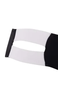 TRENDYOLMİLLA Black WHITE Bloklu Strapless Covered Piped hipster Regular Waist Bikini Set - Image 5