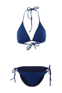 TRENDYOLMİLLA Navy Blue Covered Charm Chlorine&Water Resistant LONG Lasting LYCRA®XTRA LIFE Bikini Set - Image 5