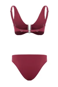 TRENDYOLMİLLA Cherry bralette Covered hipster High Waist Bikini Set - Image 6