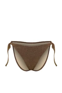TRENDYOLMİLLA Brown Simli Triangle Covered 3 Sets Set Bikini Set - Image 5
