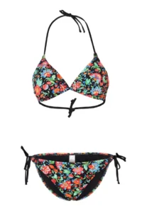 TRENDYOLMİLLA flower patterned Triangle Covered Regular Waist Regular Bikini Set - Image 4