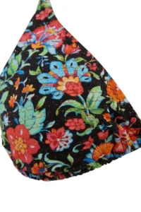 TRENDYOLMİLLA flower patterned Triangle Covered Regular Waist Regular Bikini Set - Image 6