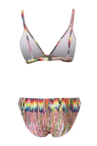 TRENDYOLMİLLA Abstract Patterned Triangle Covered Regular Waist Regular Bikini Set - Image 5