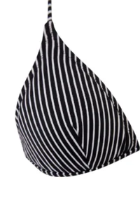 TRENDYOLMİLLA Striped Triangle Covered Regular Waist Regular Bikini Set - Image 5
