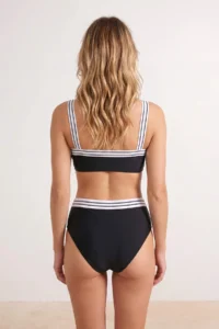 TRENDYOLMİLLA Color Bloklu bralette Covered High Waist Regular Bikini Set - Image 3