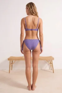 TRENDYOLMİLLA Puantiye Patterned Strapless Covered Regular Waist Regular Bikini Set - Image 3