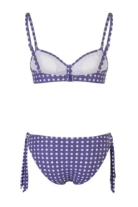 TRENDYOLMİLLA Puantiye Patterned Strapless Covered Regular Waist Regular Bikini Set - Image 5