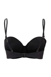 TRENDYOLMİLLA Black balconette Drapeli Covered Basic Bikini Top - Image 5