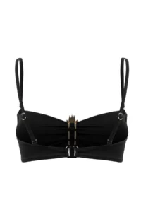 TRENDYOLMİLLA Black Strapless Covered Casting Bikini Top - Image 6
