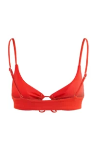 TRENDYOLMİLLA Red Covered Cut Out Chlora&Water Resistant LONG Lasting LYCRA®  Bikini Top - Image 5
