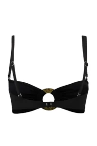 TRENDYOLMİLLA Black bralette Accessory Detailed Covered Basic Bikini Top - Image 5