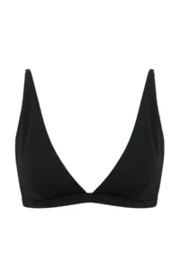 TRENDYOLMİLLA Black Triangle Covered Basic Bikini Top - Image 4