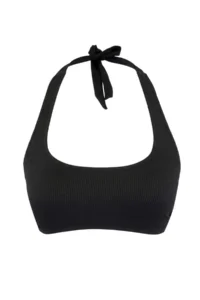 TRENDYOLMİLLA Black Barbell Collar Covered Bikini Top - Image 5