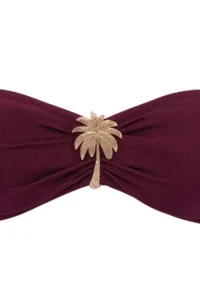TRENDYOLMİLLA Plum Covered with accessories Chlora&Water Resistant LONG Lasting LYCRA® XTRA LIFE Bikini Top - Image 2