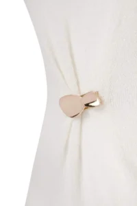 TRENDYOLMİLLA Ecru Knitwear Maxi Accessory Detailed Barbell Collar Beach Dress - Image 5
