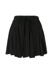 TRENDYOLMİLLA Black Weaving Super Mini Beach Skirt - Image 3