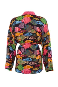 TRENDYOLMİLLA Su Six Patterned Weaving 100% Cotton Beach Kimono & Kaftan - Image 5