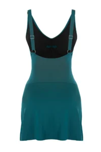 TRENDYOLMİLLA Petrol Belted Accessory Detailed Binding Detailed V-neck Covered Skirt Swimsuit - Image 7