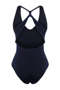 TRENDYOLMİLLA Black V-neck Low-cut back Swimsuit - Image 6