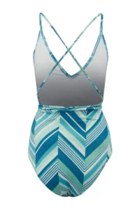 TRENDYOLMİLLA Geometric Patterned Simli textured Binding Detailed Regular Swimsuit - Image 5