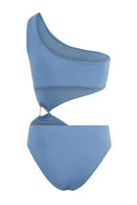 TRENDYOLMİLLA Mavi Covered with accessories Chlora&Water Resistant LONG Lasting LYCRA® XTRA LIFE Swimsuit - Image 7