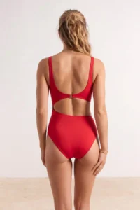 TRENDYOLMİLLA Red Square Neck Covered with accessories Regular Mayokini - Image 3