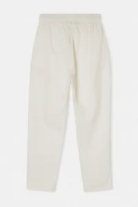 Drop by TrendyolMilla WHITE Elastic Waist Thin with pocket Gabardine Pants - Image 5