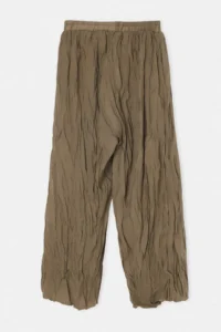 Drop by TrendyolMilla Khaki Comfortable Pattern Leg Elastic Lined Pants - Image 6
