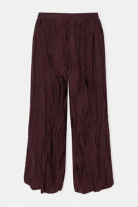 Drop by TrendyolMilla Plum Comfortable Pattern Leg Elastic Lined Pants - Image 6