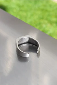 The Collection Ace of Spades Unisex Adjustable Ring - Image 3