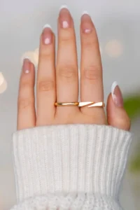 The Collection Wedding Ring and Sword Cartoon Model Gold Plated Adjustable Ring - Image 2