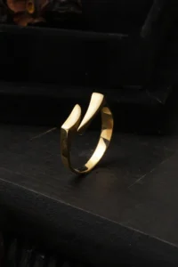 The Collection Sword Cartoon Model Gold Plated Adjustable Ring