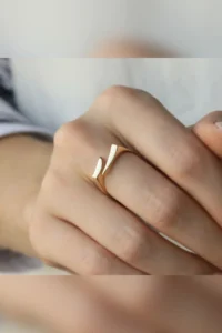 The Collection Sword Cartoon Model Gold Plated Adjustable Ring - Image 2