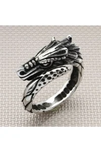 The Collection Unisex Silver Plated Adjustable Ring Set - Image 4