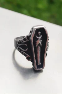 The Collection Unisex Silver Plated Adjustable Ring Set - Image 6