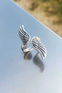 The Collection Unisex Silver Plated Adjustable Ring Set - Image 4