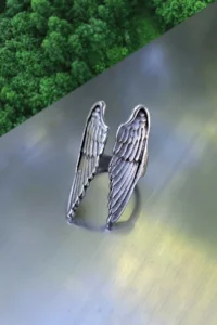 The Collection Kanat Model Adjustable Silver Plated Ring - Image 5