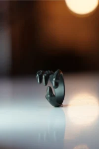 The Collection Black Skeleton Claw Adjustable Ring - Image 3