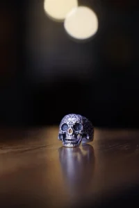 The Collection Kurukafa Model Adjustable Silver Plated Ring - Image 3