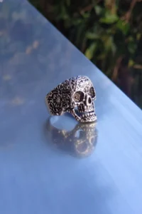 The Collection Kurukafa Model Adjustable Silver Plated Ring - Image 4
