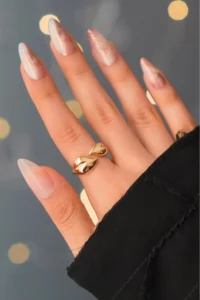 The Collection Vip Women's Minimal Modern Heart Detailed Adjustable Gold Ring