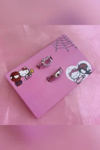 The Collection Hello Kitty Spiderman Adjustable Couple Friendship Lover Ring (Adjustable Ring) - Image 2