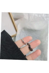 The Collection Angel and Devil Dragon Wing Adjustable Couple Friendship Lover Ring - Image 4