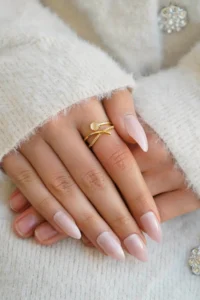 The Collection Set of 2 Modern Heart and Solitaire Detailed Form Vip Gold Rings - Image 5