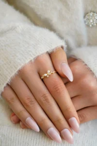 The Collection Set of 2 Modern Pearl Star and Butterfly Detailed Form Vip Gold Rings - Image 4