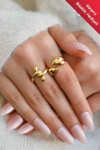 The Collection Set of 2 Modern Domed Vintage and Rope Form Vip Gold Rings